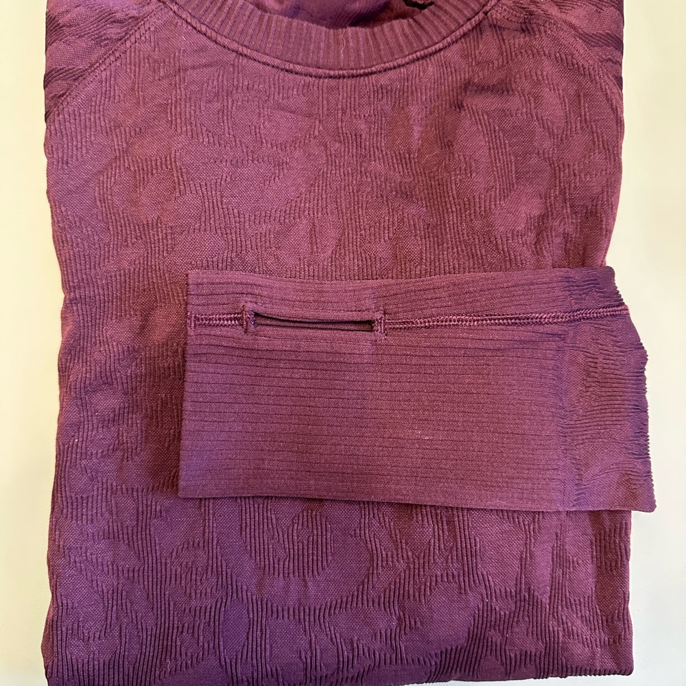 lululemon athletica Purple Crewneck Top